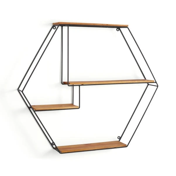 Industrial Metal Hexagonal Shelf 3 Industrial Metal Hexagonal Shelf - Image 3