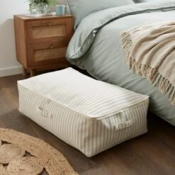 Stripe Underbed Storage Bag 13 Stripe Underbed Storage Bag -ELEND SHOP 30834874