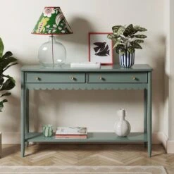 Remi Scalloped Console Table -ELEND SHOP 30835261