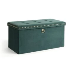 Velvet Rectangular Ottoman -ELEND SHOP 30835307 alt03