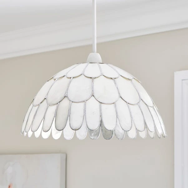 Capiz 3 Tiered Easy Fit Pendant Shade 2 Capiz 3 Tiered Easy Fit Pendant Shade - Image 2