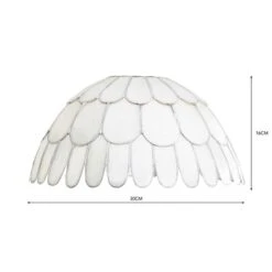 Capiz 3 Tiered Easy Fit Pendant Shade 9 Capiz 3 Tiered Easy Fit Pendant Shade -ELEND SHOP 30837216 alt08