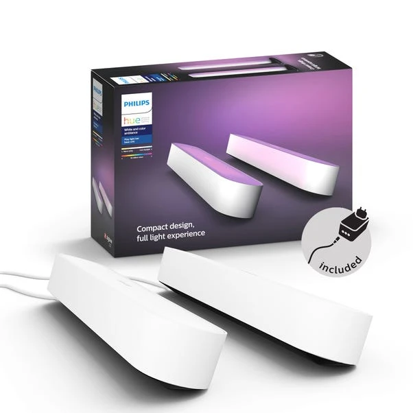 Philips HUE Play Set Of 2 Smart LED Light Bars 1 Philips HUE Play Set Of 2 Smart LED Light Bars