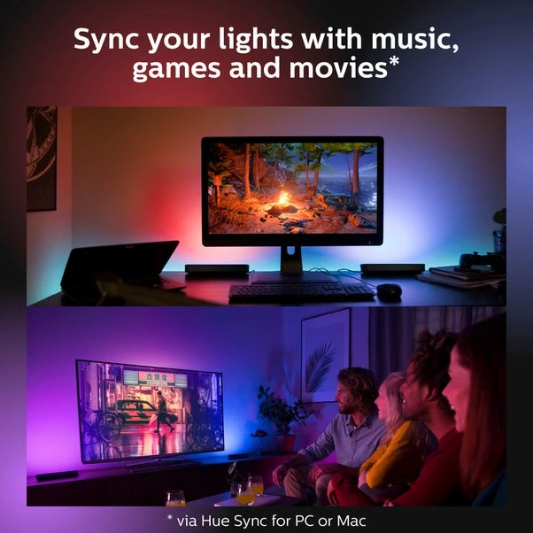 Philips HUE Play Set Of 2 Smart LED Light Bars 7 Philips HUE Play Set Of 2 Smart LED Light Bars - Image 7