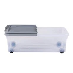 Wham 32L Set Of 3 Underbed Storage Box With Wheels & Lid 19 Wham 32L Set Of 3 Underbed Storage Box With Wheels & Lid -ELEND SHOP 30839239 alt03