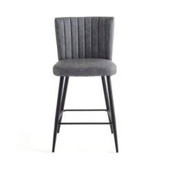 Taylor Counter Height Bar Stool, Faux Leather -ELEND SHOP 30842645 alt04