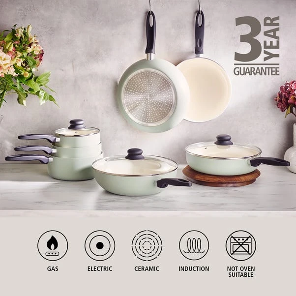 Brabantia Non-Stick Aluminium Sage 5 Piece Pan Set 8 Brabantia Non-Stick Aluminium Sage 5 Piece Pan Set - Image 8