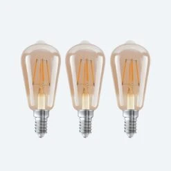 Status Set Of 3 Mini Marsden 4W Amber Dimmable Bulbs 5 Status Set Of 3 Mini Marsden 4W Amber Dimmable Bulbs -ELEND SHOP 30843897 alt02