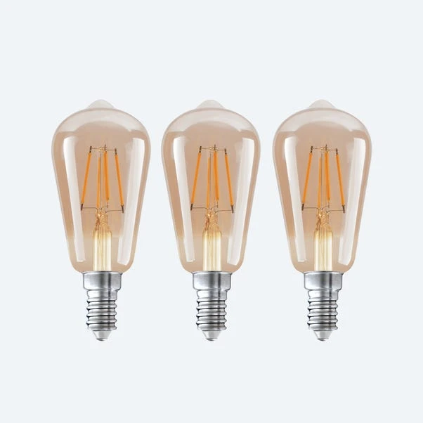 Status Set Of 3 Mini Marsden 4W Amber Dimmable Bulbs 3 Status Set Of 3 Mini Marsden 4W Amber Dimmable Bulbs - Image 3