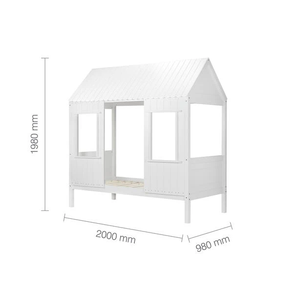 Kids Treehouse Bed, White 9 Kids Treehouse Bed, White - Image 9