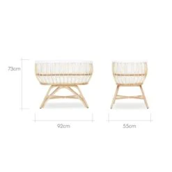 CuddleCo Aria Crib, Rattan 9 CuddleCo Aria Crib, Rattan -ELEND SHOP 30844312 alt09