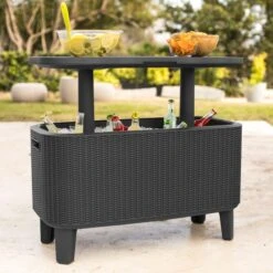Keter Bevy Bar Ice Bucket Table