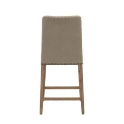Rhewl Set Of 2 Bar Stools, Linen -ELEND SHOP 30850713 alt04