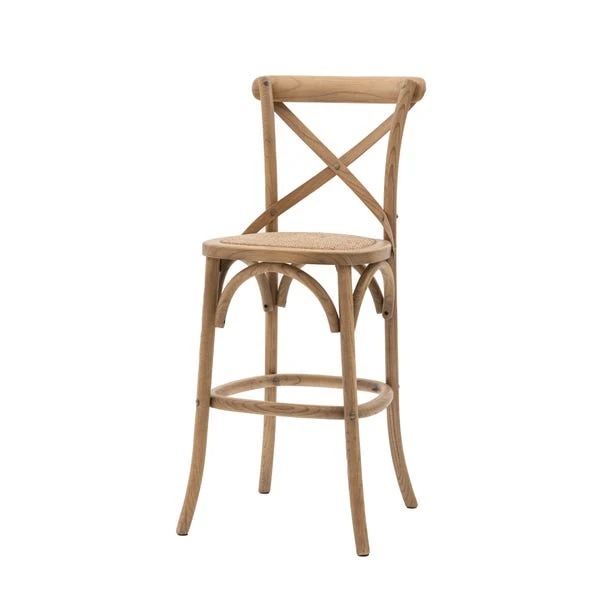 Cannock Set Of 2 Bar Stools, Rattan 7 Cannock Set Of 2 Bar Stools, Rattan - Image 7