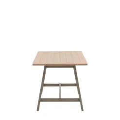 Elda Trestle 4 Seater Rectangular Dining Table, Oak -ELEND SHOP 30850758 alt04