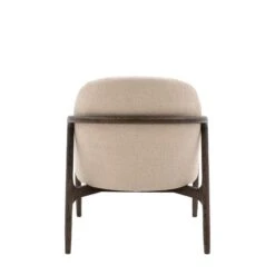 Aurora Fabric Wooden Arm Accent Chair -ELEND SHOP 30850877 alt06