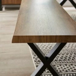 Ezra Large 8 Seater Dining Bench Set, 220cm 10 Ezra Large 8 Seater Dining Bench Set, 220cm -ELEND SHOP 30851141 alt03