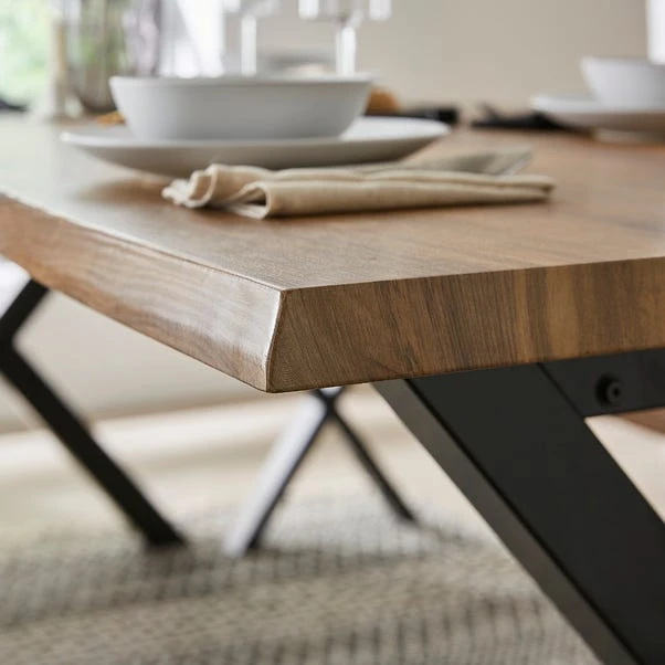 Ezra Large 8 Seater Dining Bench Set, 220cm 5 Ezra Large 8 Seater Dining Bench Set, 220cm - Image 5