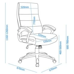 Garrison Leather Executive Chair -ELEND SHOP 30851911 alt09