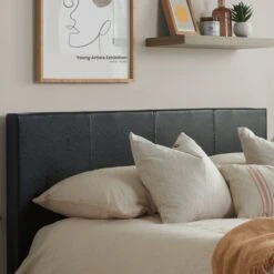 Berlin Ottoman Bed Frame, Faux Leather -ELEND SHOP 30854253 alt02