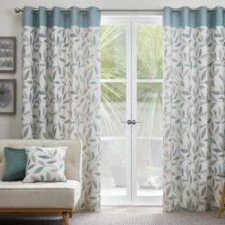 Fusion Beechwood Eyelet Curtains 25 Fusion Beechwood Eyelet Curtains -ELEND SHOP 30856328 alt01