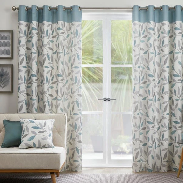 Fusion Beechwood Eyelet Curtains 2 Fusion Beechwood Eyelet Curtains - Image 2