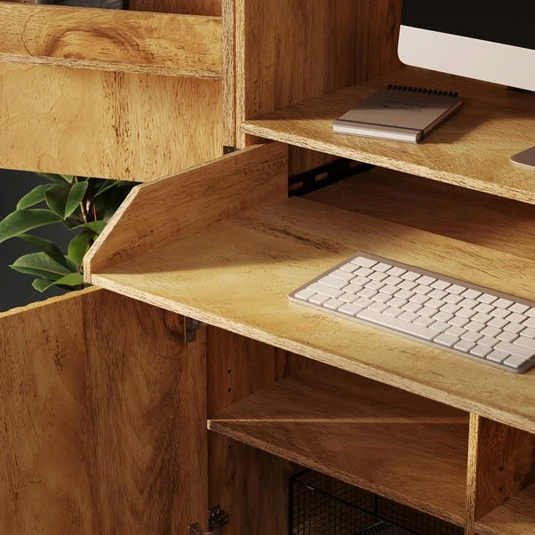 Bryant Hideaway Computer Cabinet Desk 5 Bryant Hideaway Computer Cabinet Desk - Image 5