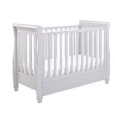 Babymore Eva Sleigh Cot Bed With Drawer -ELEND SHOP 30857151 alt03