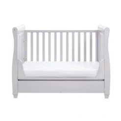 Babymore Eva Sleigh Cot Bed With Drawer -ELEND SHOP 30857151 alt07