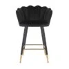 Vivian Counter Height Bar Stool, Velvet