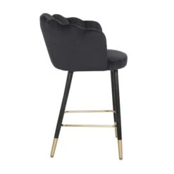 Vivian Counter Height Bar Stool, Velvet -ELEND SHOP 30857281 alt02