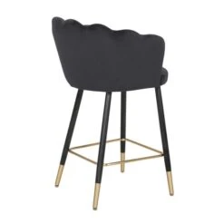 Vivian Counter Height Bar Stool, Velvet -ELEND SHOP 30857281 alt03