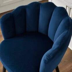 Vivian Counter Height Bar Stool, Velvet -ELEND SHOP 30857287 alt03