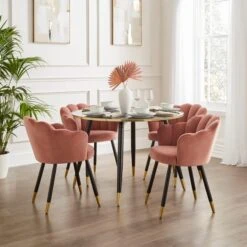 Vivian Velvet Dining Chair -ELEND SHOP 30857290 alt01