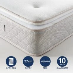Fogarty Memory Foam Pillow Top Open Coil Mattress 38 Fogarty Memory Foam Pillow Top Open Coil Mattress -ELEND SHOP 30857801