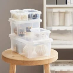 SmartStore Home 1.5L Set Of 8 Storage Boxes, Clear 8 SmartStore Home 1.5L Set Of 8 Storage Boxes, Clear -ELEND SHOP 30859468 alt03