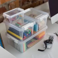 SmartStore Home 1.5L Set Of 8 Storage Boxes, Clear 9 SmartStore Home 1.5L Set Of 8 Storage Boxes, Clear -ELEND SHOP 30859468 alt04