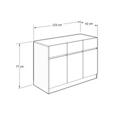 Taranto Wide Sideboard -ELEND SHOP 30860227 alt09