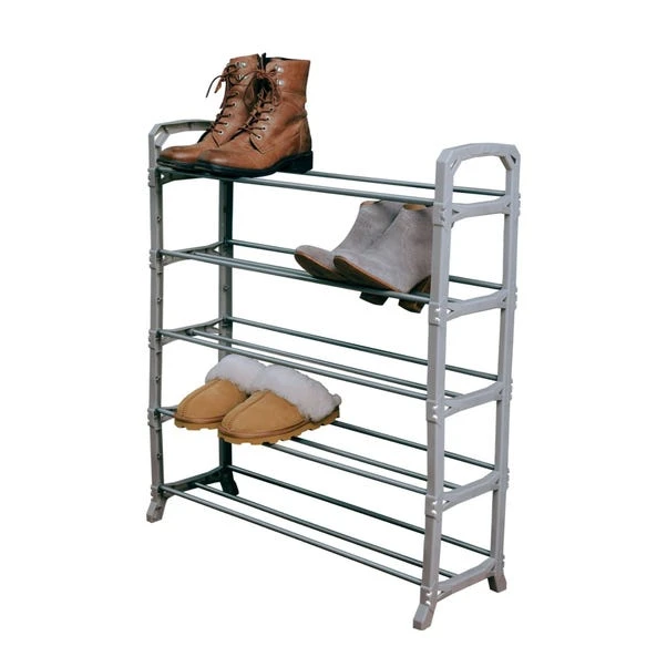 Addis Metallic 5 Tier Shoe Rack 2 Addis Metallic 5 Tier Shoe Rack - Image 2