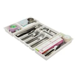 Addis White & Grey Extendable Drawer Organiser -ELEND SHOP 30861768 alt02