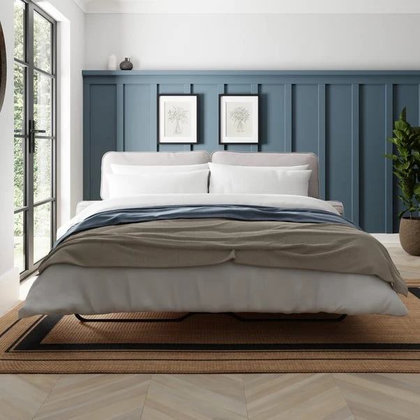 Beatrice Flatweave Grey 3 Seater Double Sofa Bed 1 Beatrice Flatweave Grey 3 Seater Double Sofa Bed