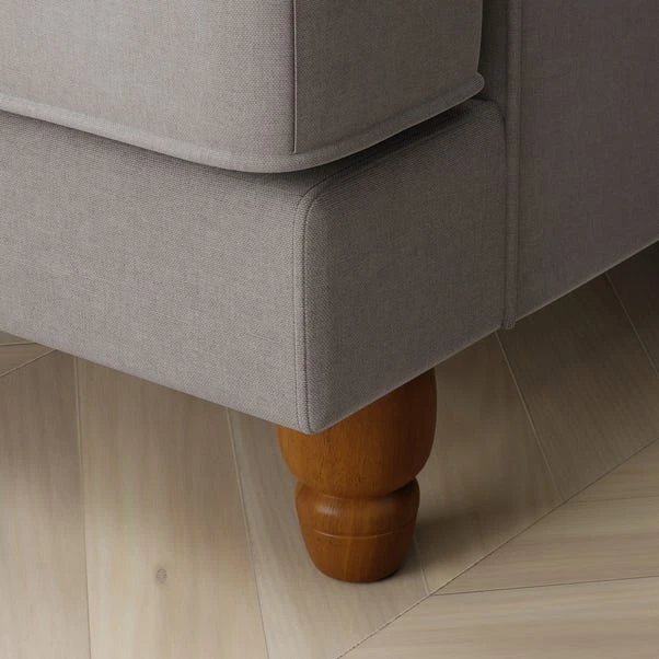 Beatrice Flatweave Grey 3 Seater Double Sofa Bed 5 Beatrice Flatweave Grey 3 Seater Double Sofa Bed - Image 5