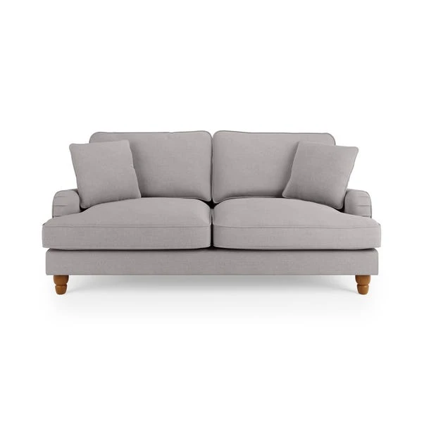 Beatrice Flatweave Grey 3 Seater Double Sofa Bed 7 Beatrice Flatweave Grey 3 Seater Double Sofa Bed - Image 7