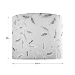 Green Leaf Embroidered Lamp Shade -ELEND SHOP 30866836 alt08