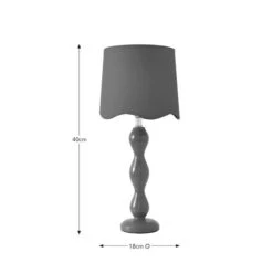 Elsie Tall Scalloped Table Lamp -ELEND SHOP 30866841 alt08