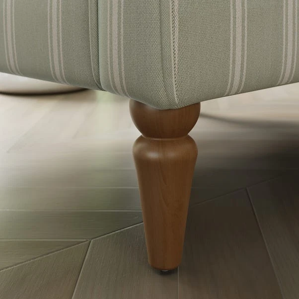 Oswald Pinstripe Wingback Armchair 13 Oswald Pinstripe Wingback Armchair - Image 13