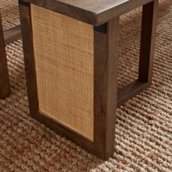 Mila 2-3 Seater Dining Bench, Mango Wood -ELEND SHOP 30867330 alt02