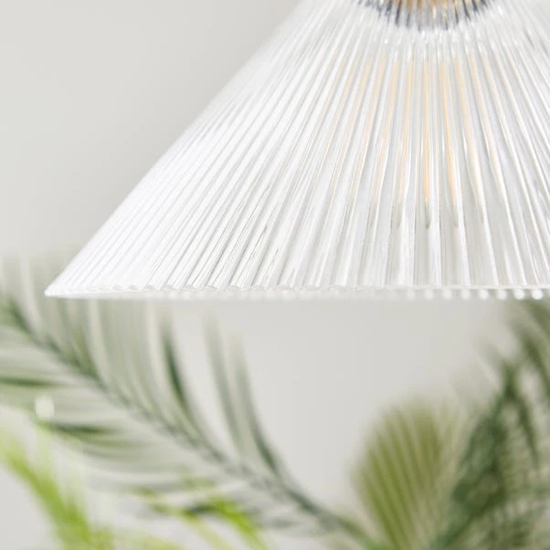 Ezra Conical Glass Easy Fit Pendant Shade 3 Ezra Conical Glass Easy Fit Pendant Shade - Image 3