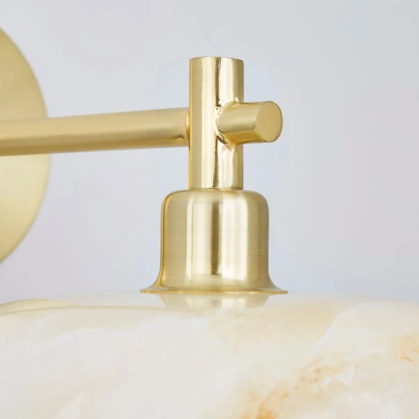 Lacey Alabaster Glass Wall Light 3 Lacey Alabaster Glass Wall Light - Image 3