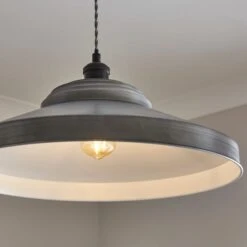 Spun Metal Easy Fit Pendant Shade 7 Spun Metal Easy Fit Pendant Shade -ELEND SHOP 30869130 alt02